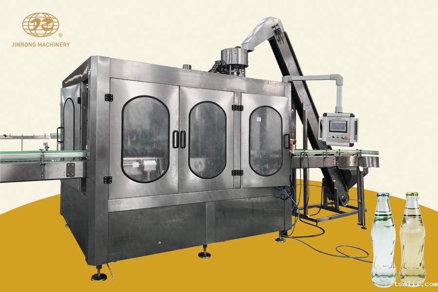 JR18-18-6玻璃瓶皇冠盖含气饮料灌装机-1 JR18-18-6玻璃瓶皇冠盖含气饮料灌装机-1