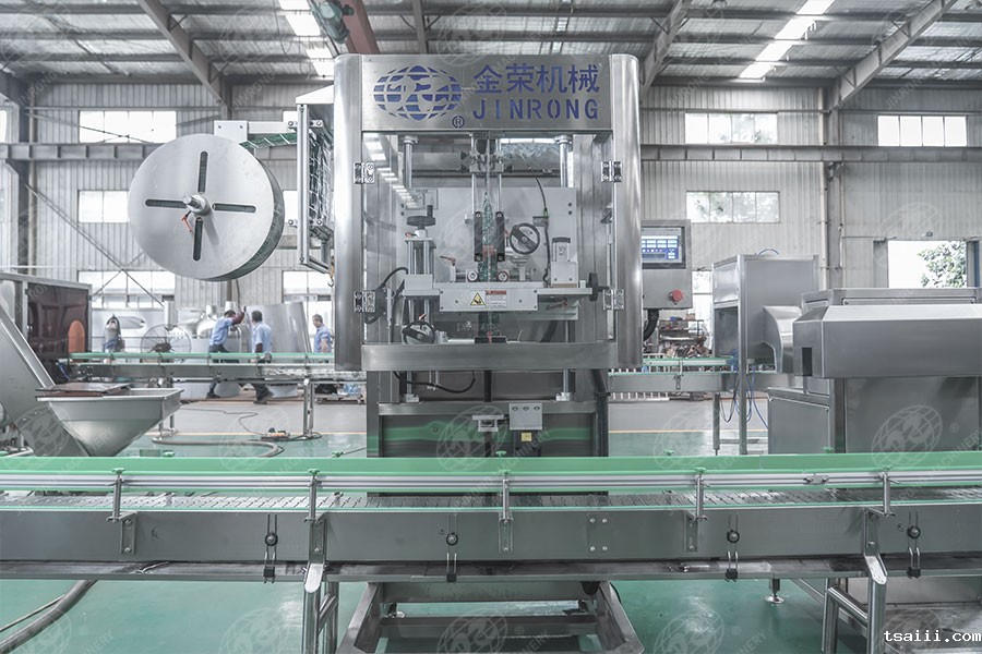 桶口标签套膜机 桶口标签套膜机