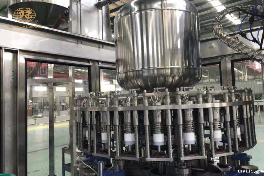 玻璃瓶果汁灌装设备灌装部分