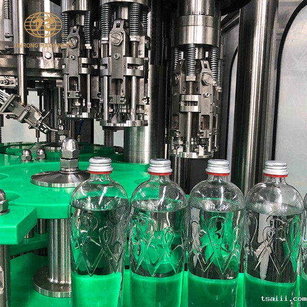 玻璃瓶含气苏打水加工生产线